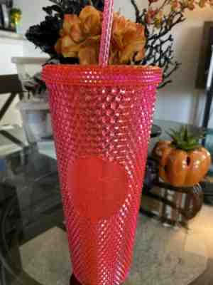 STARBUCKS FALL 2019 NEW Hot Pink Tumbler - Sold on eBay Oct, 28th 2019 for $89.00