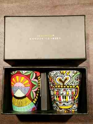 Starbucks Demitasse Jessie & Katey / Laolu Senbanjo Set of 2 demi - limited - Sold on eBay Oct, 28th 2019 for $24.95