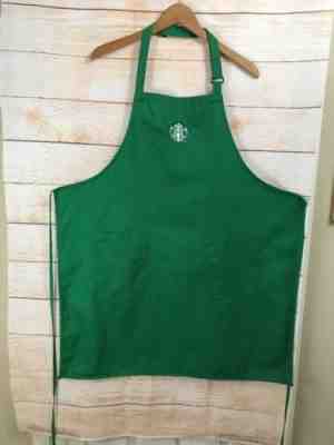 Starbucks Green Barista Apron Logo Pockets One Size - Sold on eBay Oct, 28th 2019 for $22.49