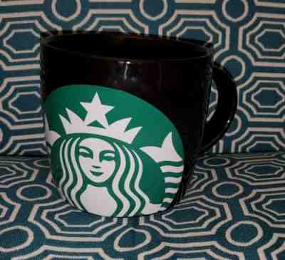 Starbucks -14oz Coffee & Tea Mug Mermaid- Black Ceramic - New - Sold on eBay Oct, 28th 2019 for $16.00