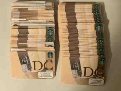 100 X Starbucks Card Washington DC 2015 Lot!SALE!!Brand New! - Sold on eBay Oct, 28th 2019 for $18.99