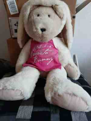 FREE SHIPPING GIANT Starbucks Bunny Bearista with Pink Apron - Sold on eBay Oct, 27th 2019 for $39.99