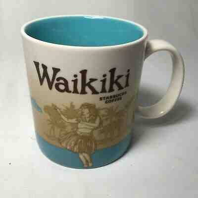 Starbucks Brand New Waikiki Global Icon Collector Series Coffee Mug 2011 16oz - Sold on eBay Oct, 27th 2019 for $26.99