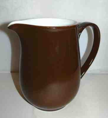 Starbucks Brown & White 1 Quart PITCHER Germany Kahla - Sold on eBay Oct, 27th 2019 for $16.99