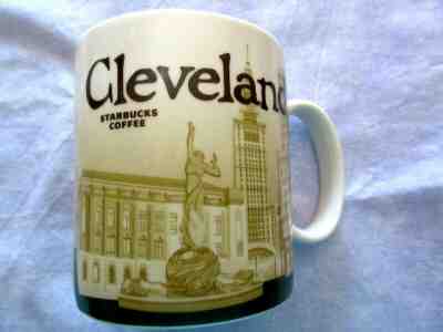 Starbucks Coffee Collector Series, Cleveland Mug, Global City,16 oz, 2008 - Sold on eBay Oct, 27th 2019 for $59.00