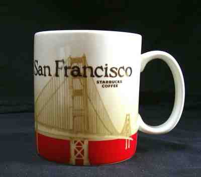 Starbucks Collectors Series Coffee Mug San Francisco 2009 16 oz - Sold on eBay Oct, 27th 2019 for $22.50