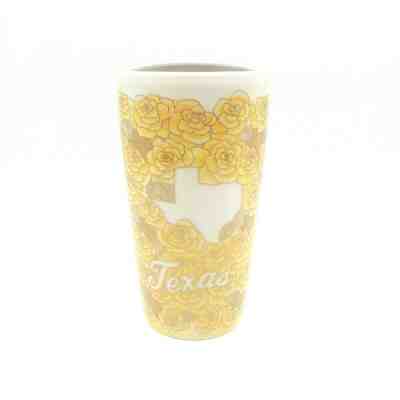 Starbucks Texas Yellow Rose Ceramic Coffee Mug Tumbler 10 Oz 2016 - Sold on eBay Oct, 27th 2019 for $17.99