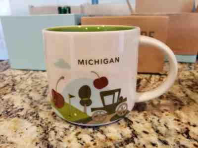 Starbucks been there mugs 14 Oz Michigan - Sold on eBay Oct, 27th 2019 for $22.00
