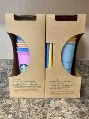 Starbucks Color Changing Cups & Marble Hot Tumblers (Set Of 3/Set Of 5) - Sold on eBay Oct, 27th 2019 for $79.99
