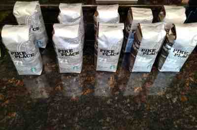 Starbucks Coffee Pike Place Medium Roast Whole Bean (10) 1 lb. Bags  10lbs Total - Sold on eBay Oct, 27th 2019 for $20.00