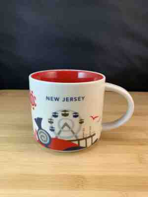 Starbucks You Are Here Collection Coffee Mug New Jersey 14 0z -2016 Release Year - Sold on eBay Oct, 27th 2019 for $16.80