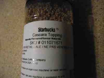 Starbucks Cascara Topping (2.5 oz) 70.9g   Saveur Naturelle 011071671 BB9/19 - Sold on eBay Oct, 27th 2019 for $32.00