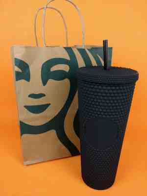 STARBUCKS Fall 2019 MATTE BLACK STUDDED TUMBLER Limited Edition - READ DESC - Sold on eBay Oct, 27th 2019 for $59.95