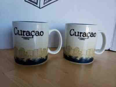 2 Starbucks 2013 CURACAO Global City Icon Collector Series 16oz 