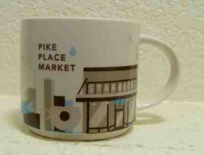 Starbucks PIKE PLACE MARKET 2012 You Are Here Collection Seattle Coffee Mug Cup - Sold on eBay Oct, 27th 2019 for $19.95