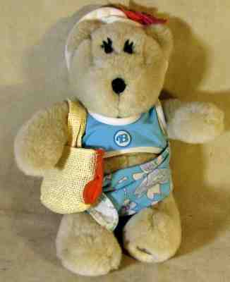 Starbucks 2002 Bearista Bear Summer Beach Girl - Sold on eBay Oct, 27th 2019 for $29.99