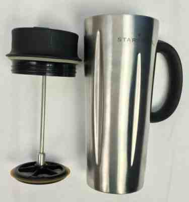 Starbucks Solo Coffee Press 16 oz Stainless Steel Travel Mug 2003 Barista - Sold on eBay Oct, 27th 2019 for $19.99