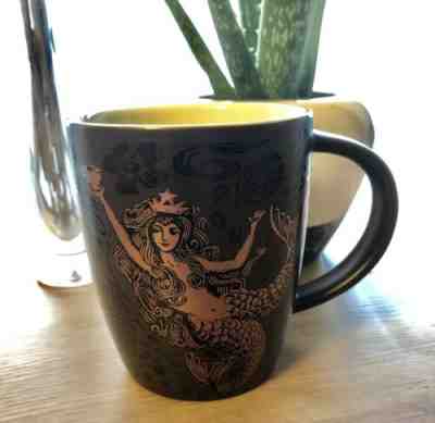 Starbucks Coffee Mug Split Tail Mermaid Siren Brown Copper 40th Anniversary 2011 - Sold on eBay Oct, 27th 2019 for $16.00