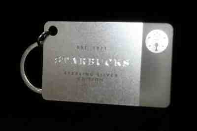Starbucks Limited Edition Sterling Silver Keychain - Nonfunction & w/o packaging - Sold on eBay Oct, 27th 2019 for $65.00