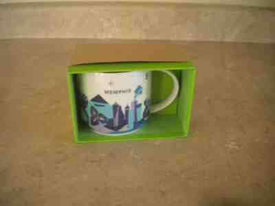 2016 Starbucks Memphis Tennessee Mug Cup " You Are Here " Series 14oz -MINT! NIB - Sold on eBay Oct, 27th 2019 for $23.95