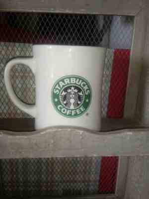 Starbucks 2008 MUG Fresh Roasted Coffee 2 Sided Green & Brown Mermaid Logos 16oz - Sold on eBay Oct, 27th 2019 for $15.00