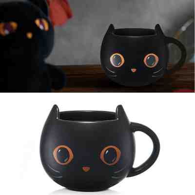 New Starbucks 2019 China Halloween 325ml Mysterious Black Cat Mug - Sold on eBay Oct, 27th 2019 for $27.99