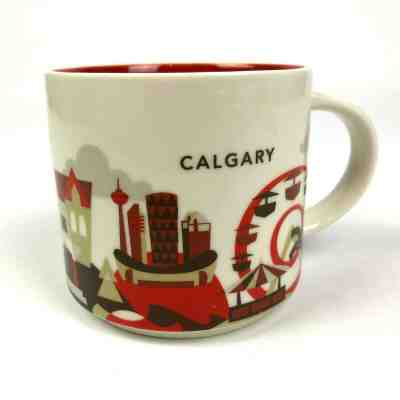 Starbucks You Are Here Calgary 14 Oz Coffee Tea Mug Cup - Sold on eBay Oct, 27th 2019 for $20.00