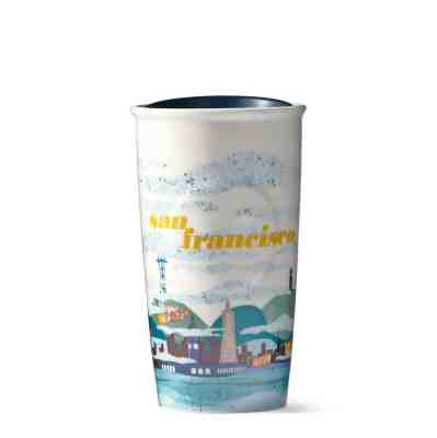 Starbucks San Francisco Limited Edition Double Wall Traveler/12 fl oz - Sold on eBay Oct, 27th 2019 for $36.95