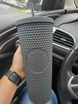 Fall 2019 Halloween Starbucks Matte Black Studded 24oz Tumbler Cup LE - Sold on eBay Oct, 26th 2019 for $57.55