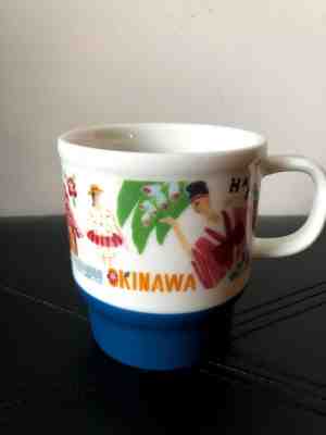 Starbucks Coffee Tea Okinawa Japan Geography Series 12 oz Mug Cup Blue White - Sold on eBay Oct, 26th 2019 for $29.97