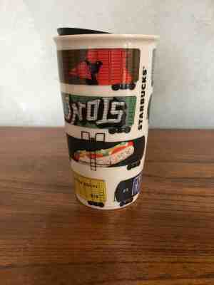 Starbucks 2017 Illinois Chicago 12 Ounce Travel Mug Tumbler in EUC - Sold on eBay Oct, 26th 2019 for $22.99
