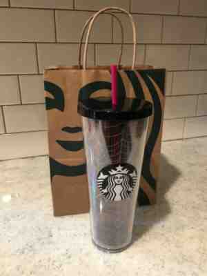 Starbucks Fall 2019 - Spiderweb Glitter Halloween Tumbler Rare Limited Edition - Sold on eBay Oct, 26th 2019 for $33.00