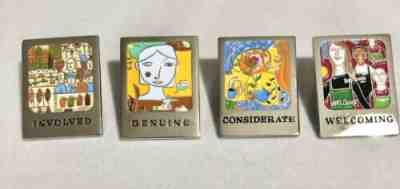 Starbucks Coffee Award Pins. Welcoming Considerate Genuine Involved RARE - Sold on eBay Oct, 26th 2019 for $24.99