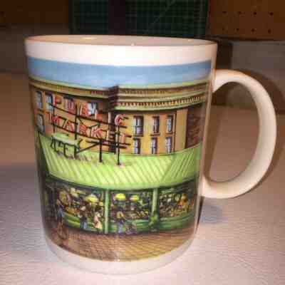 Starbucks 1999 PUBLIC FARMERS MARKET Coffee Mug Cup - FREE SHIPPING - Sold on eBay Oct, 26th 2019 for $17.99