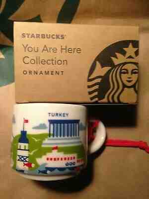 Starbucks TURKEY ornament  demitasse yah mini mug Turkey 2019 you are here 2oz - Sold on eBay Oct, 26th 2019 for $32.90