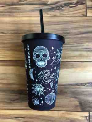 Starbucks Halloween 2019 16oz Skull Tumbler Cup - Sold on eBay Oct, 26th 2019 for $35.00