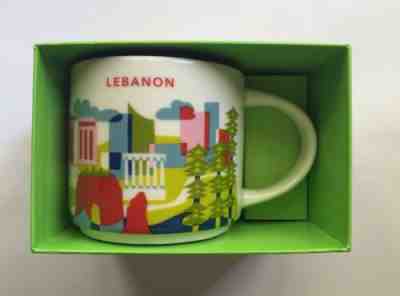 Starbucks Lebanon Mug You Are Here YAH 14 oz New with Box - Sold on eBay Oct, 26th 2019 for $34.00