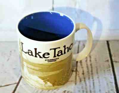 Starbucks Lake Tahoe Global Icon Collector Series Emerald Bay Ceramic Mug 16 oz - Sold on eBay Oct, 26th 2019 for $19.99