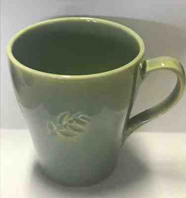 Starbucks 2006 Olive Green with Leaf Embossed Large Mug - Sold on eBay Oct, 26th 2019 for $24.99