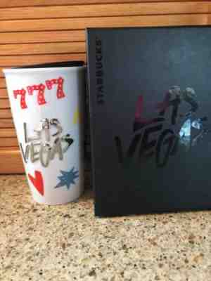 2018 Brand New Starbucks Las Vegas Ceramic 777 Tumbler Travel Mug With Box 10 oz - Sold on eBay Oct, 26th 2019 for $29.99