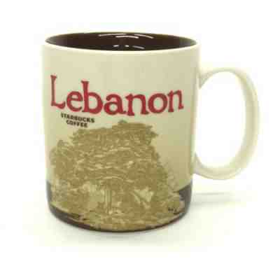 Starbucks Lebanon Porcelain Coffee Mug Global Icon Collector Series 16oz 2016 - Sold on eBay Oct, 26th 2019 for $29.99