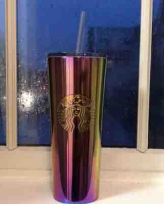 Starbucks Summer 2019 Iridescent Rainbow Tumbler - Sold on eBay Oct, 26th 2019 for $35.00