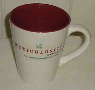 Starbucks Coffee 2006 Meticulosity Attention To Detail Mug Cup 13 Oz. Ounces - Sold on eBay Oct, 26th 2019 for $21.89