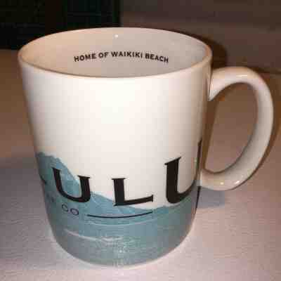 2002 Starbucks BARISTA HONOLULU Coffee Mug Cup Slyline Series - FREE SHIPPING - Sold on eBay Oct, 26th 2019 for $19.99