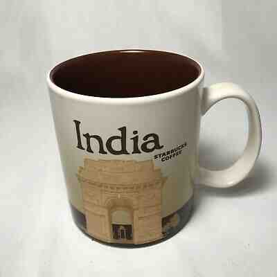 Starbucks Brand New India Global Icon Collector Series Mug Coffee Cup 2016 16oz - Sold on eBay Oct, 26th 2019 for $19.99
