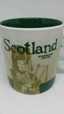 Starbucks Scotland Mug Bag Pipe Piper Tartan Scot Highland Icon Coffee Cup Green - Sold on eBay Oct, 26th 2019 for $55.00