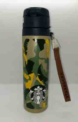Starbucks Korea 2019 Autumn Limited JNT Camouflage Thermos 550ml+Tracking - Sold on eBay Oct, 26th 2019 for $45.00