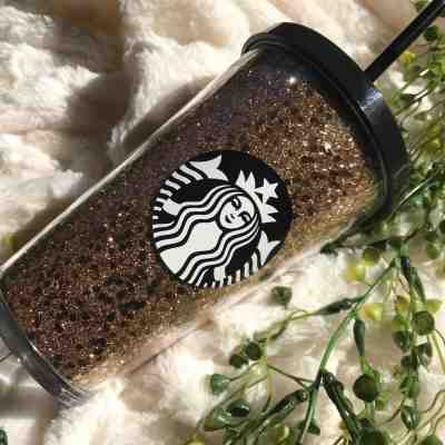 Starbucks Black & Gold Tumbler Grande 16oz Cold Cup - Limited Edition - NEW - Sold on eBay Oct, 26th 2019 for $26.00