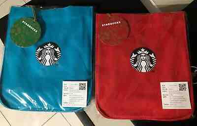 Starbucks Coffee XMAS Christman 2018 TOTE BAG SET of 2 , Thailand NEW w/ Tag - Sold on eBay Oct, 26th 2019 for $25.99