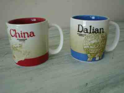 Starbucks Coffee Company 2012 3 oz. Cappuccino Cup Set (2) China & Dalian NOS  - Sold on eBay Oct, 26th 2019 for $24.95